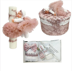 Trusou botez fete – Rose Pink