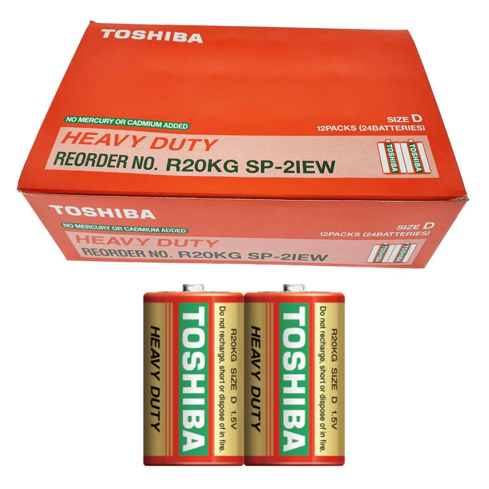 Set 24 baterii Toshiba D Heavy Duty