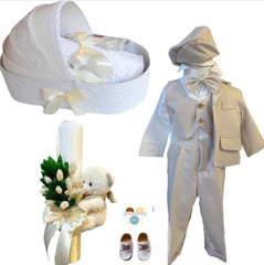 Trusou botez baieti – Golden Baby Baptism Set
