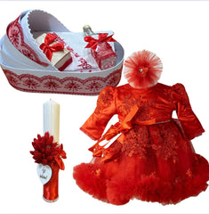 Trusou botez fete – Ace of Hearts Baptism Set