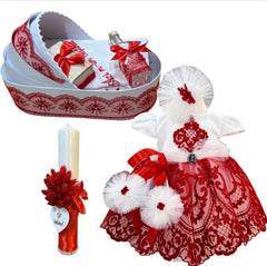 Trusou botez fete – Red Wonder Baptism Set