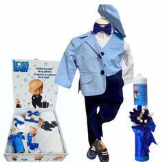 Trusou botez baieti – Sky Blue Serenity Set