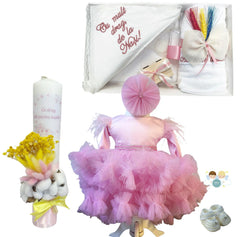 Trusou botez fete – Pink Promise Baptism Set