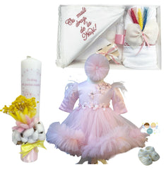 Trusou botez fete – Princess rose Baptism Set