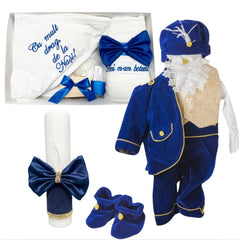 Trusou botez baieti – Baby Prince Baptism set