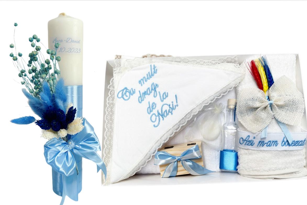 Trusou botez baieti – Pretty in Blue