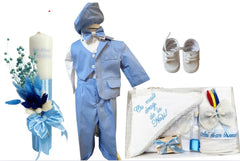 Trusou botez baieti – Blue Prince Baptism Set