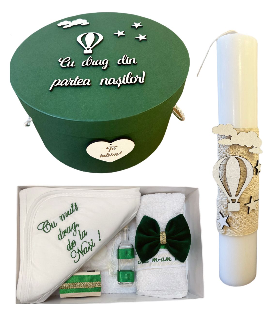 Trusou botez baieti – Prince Charming Baby Set