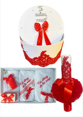 Trusou botez fete – Red Riding Hood Baptism Set