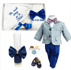 Trusou botez baieti – Little Prince Baptism set