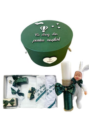 Trusou botez fete – Spring Lily Baptism Set