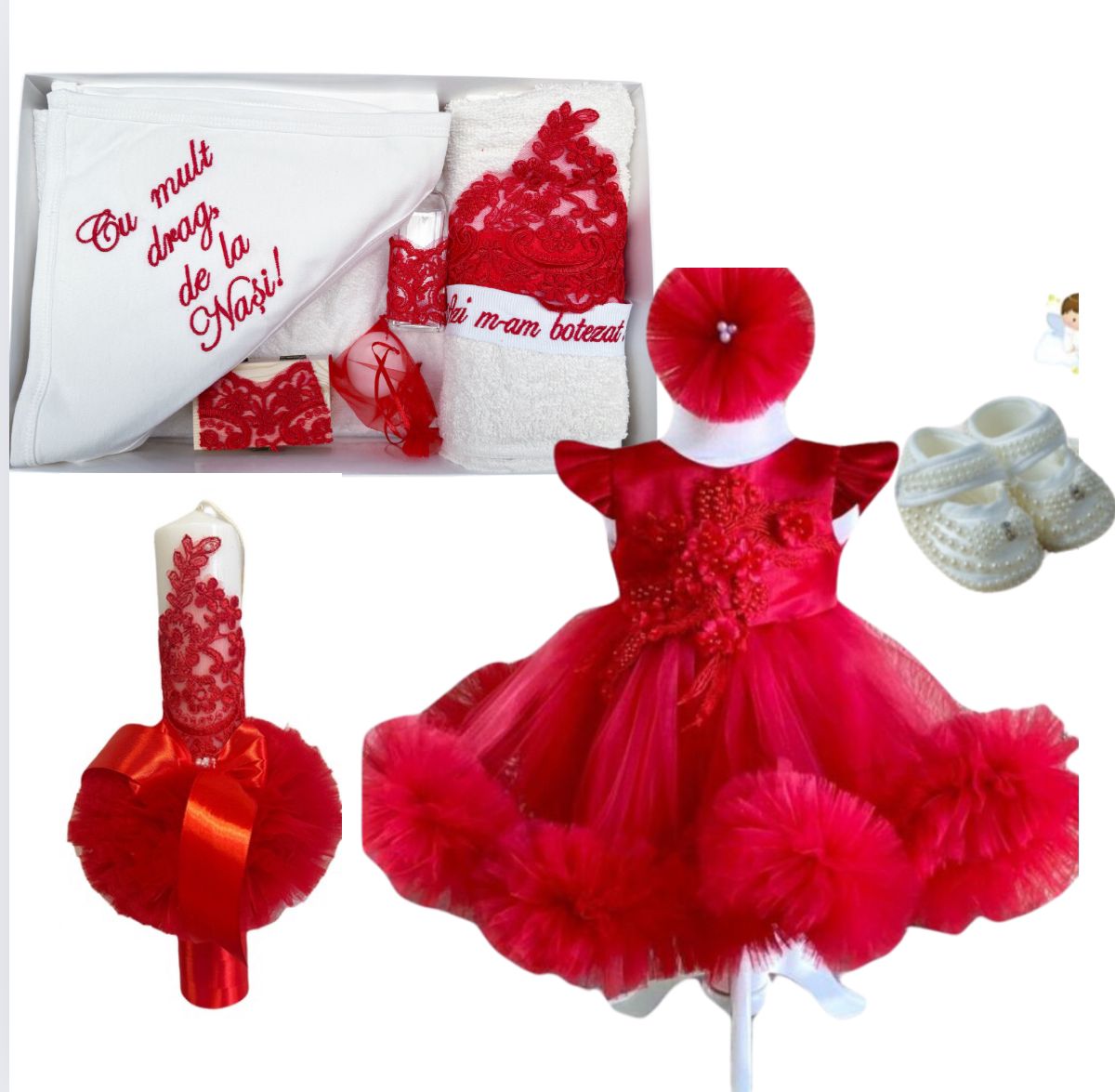 Trusou botez fete – Little Ballerina Baptism Set