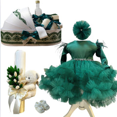 Trusou botez fete – Green Mistery Baptism Set