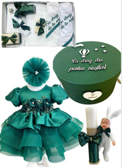 Trusou botez fete – Spring Lily Baptism Set
