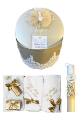 Trusou botez fete – White Princess Baptism Set