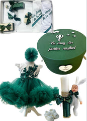 Trusou botez fete – Green Hope Baptism Set