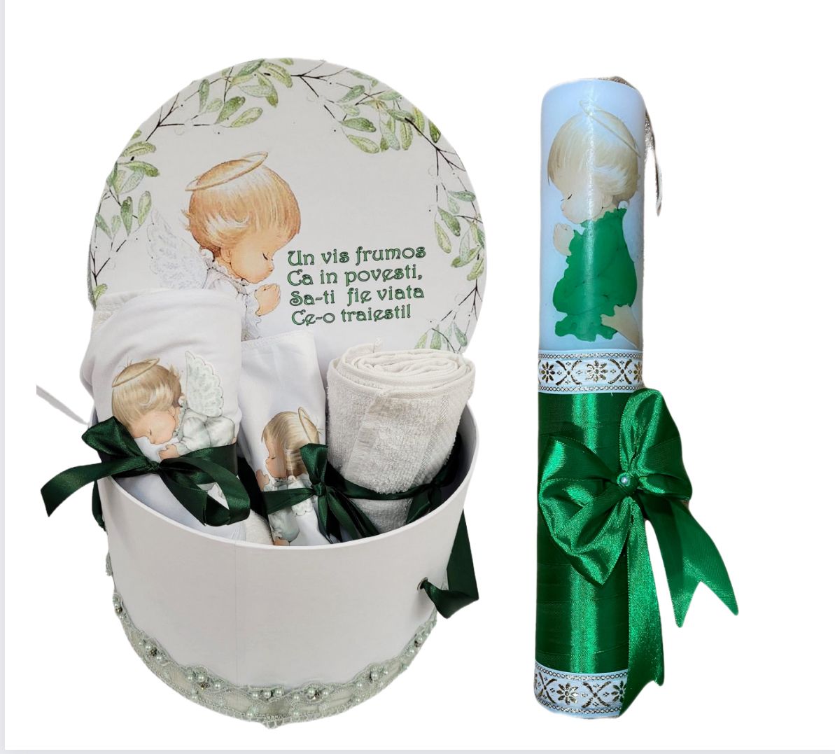 Trusou botez baieti – Minty Mirage Collection