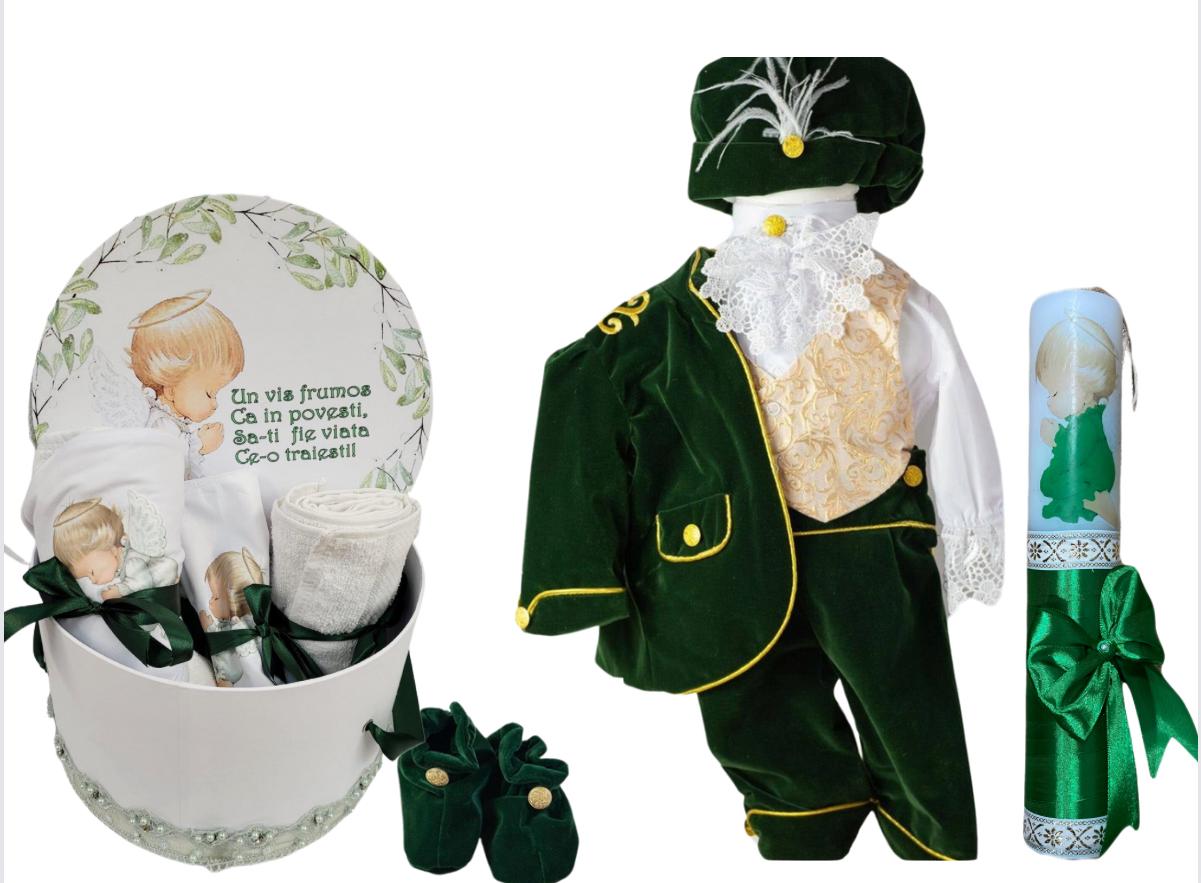 Trusou botez baieti – Emerald Elegance Collection