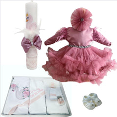 Trusou botez fete – Crimson Charm Set