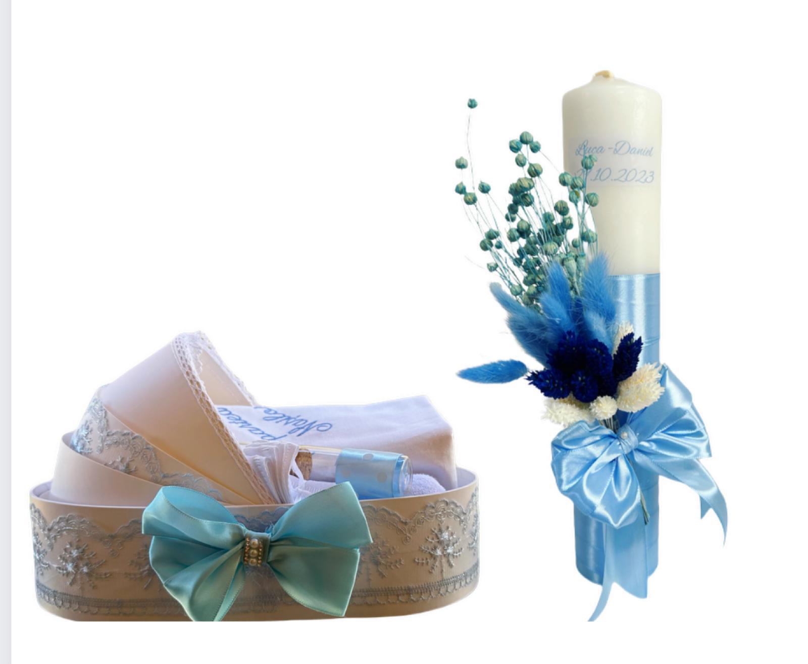 Trusou botez baieti – Ocean Blue Baptism Set