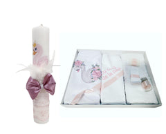Trusou botez fete – Ruby Rose Ribbons Set
