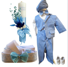 Trusou botez baieti – Ocean Blue Baptism Set