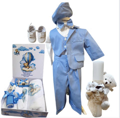 Trusou botez baieti – Blueberry Baptismal Bliss Set