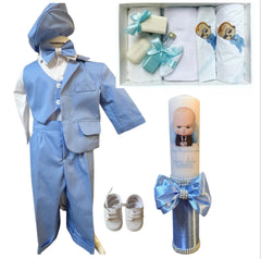 Trusou botez baieti – Blue Jay Blessing Bundle