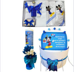 Trusou botez baieti – Blue Blissful Baptism Set