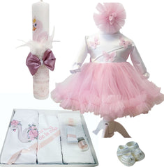Trusou botez fete – Rose Velvet Elegance Set