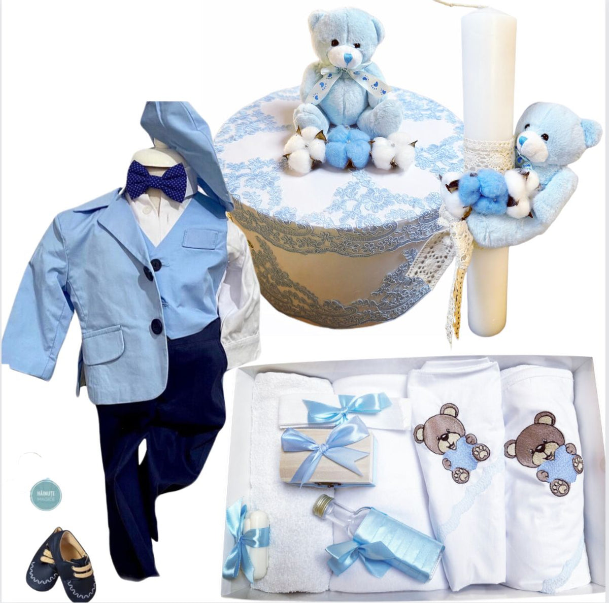 Trusou botez baieti – Azur