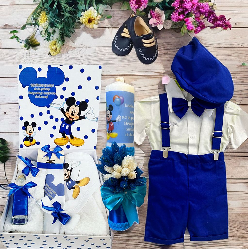 Trusou botez baieți- Mikey Blue