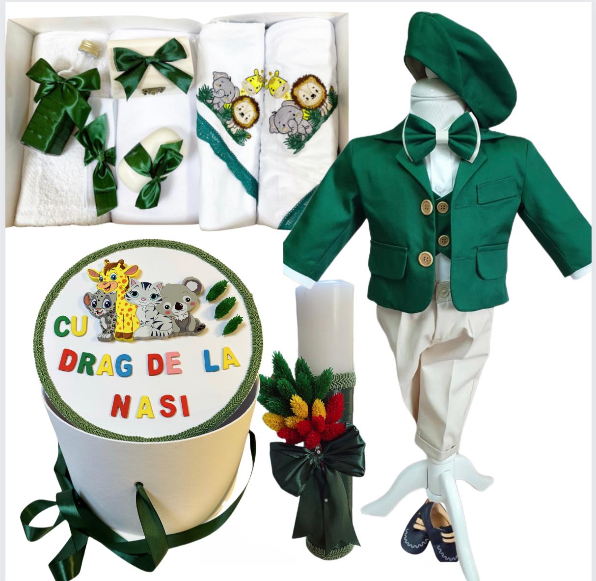 Trusou botez baieti – Green