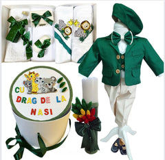 Trusou botez baieti – Green