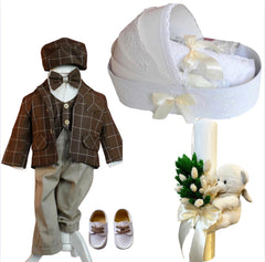 Trusou botez baieti – Tudor – cu landou