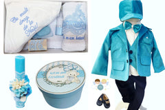 Trusou botez blue- Flori uscate