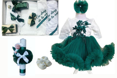 Trusou botez fete – Green dress