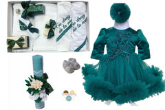 Trusou botez fete – Green lady