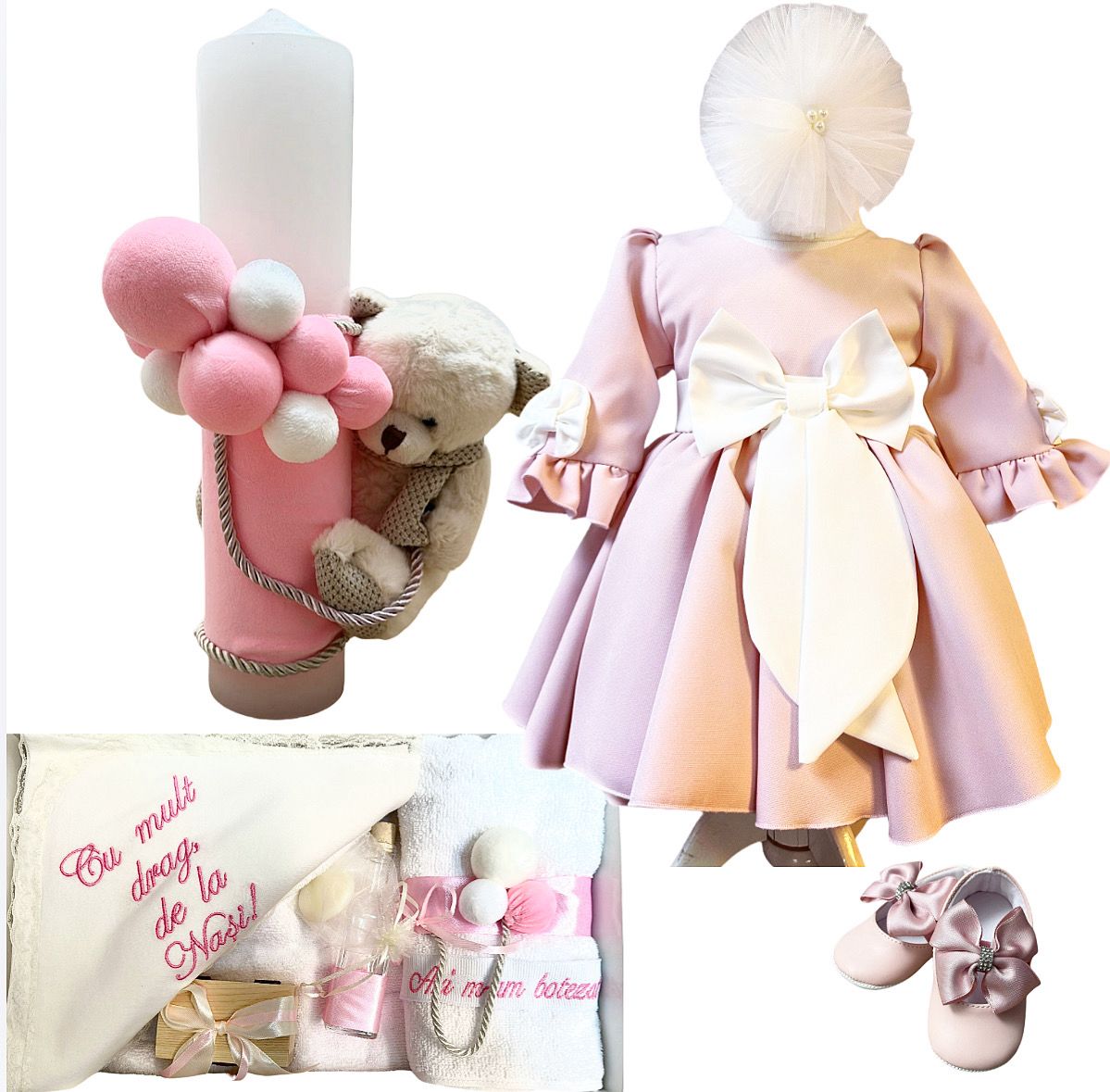 Trusou botez fete – Majestique Pink