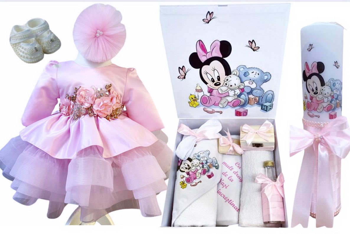 Trusou botez fete – Pink