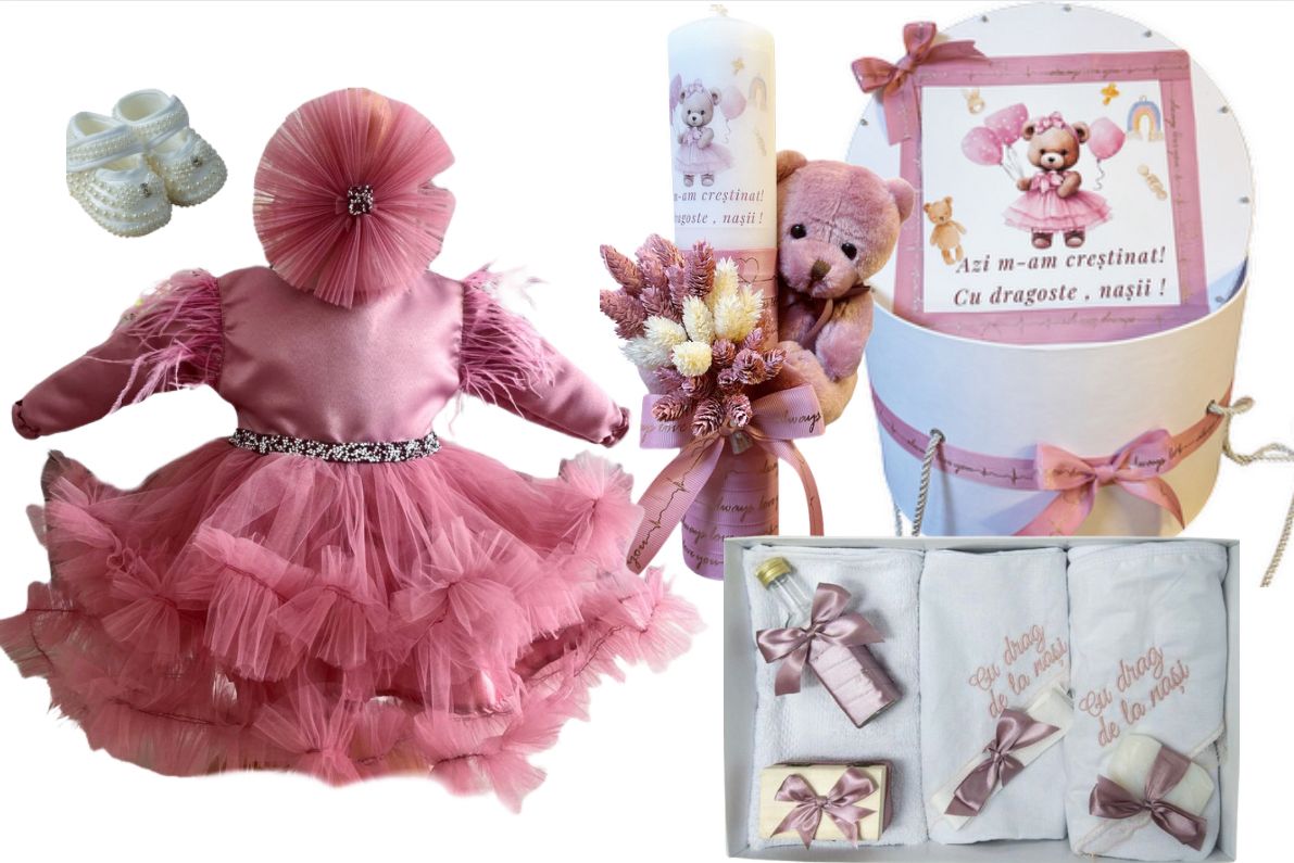 Trusou botez fete – Pure Rose