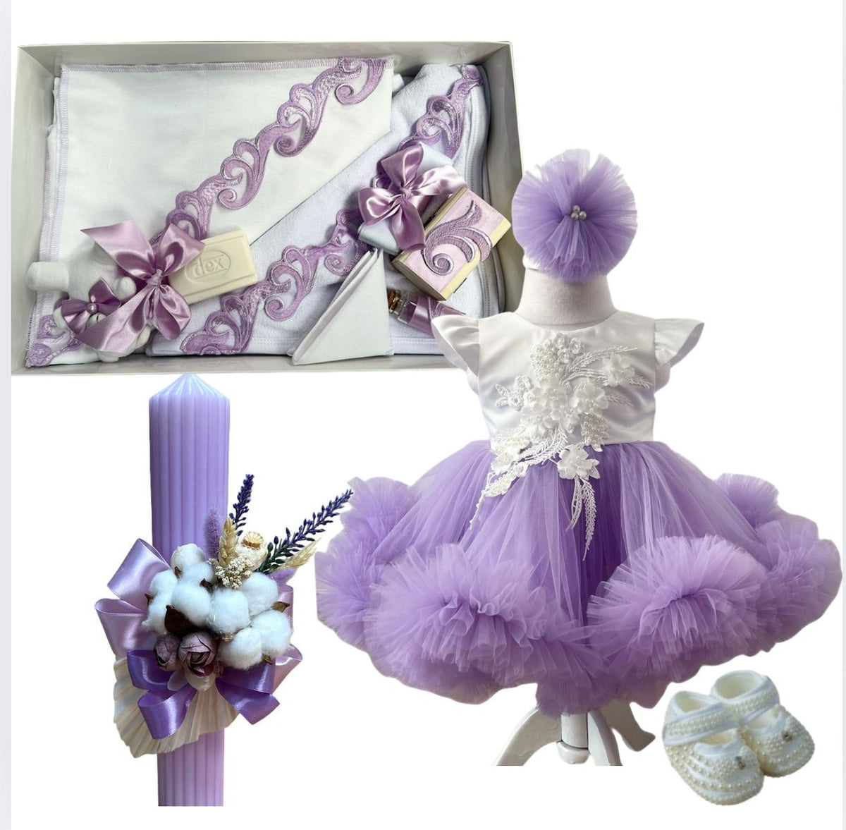 Trusou botez fete – Purple lady