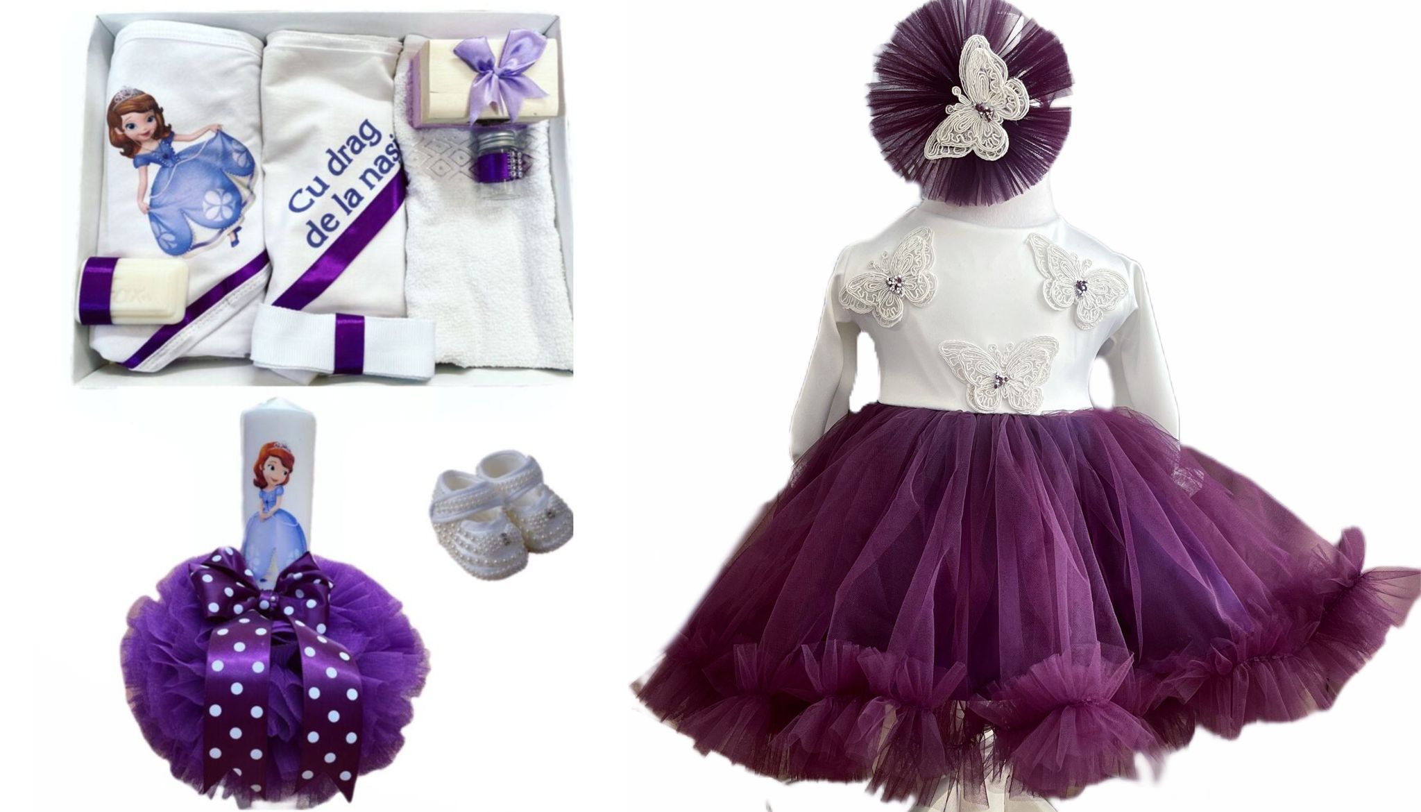 Trusou botez fete – Purple