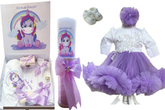 Trusou botez fetita cu lumanare Emmy