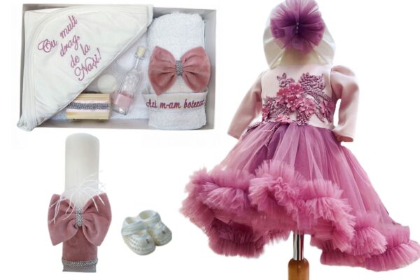 Trusou botez fete -little- PinkyDress