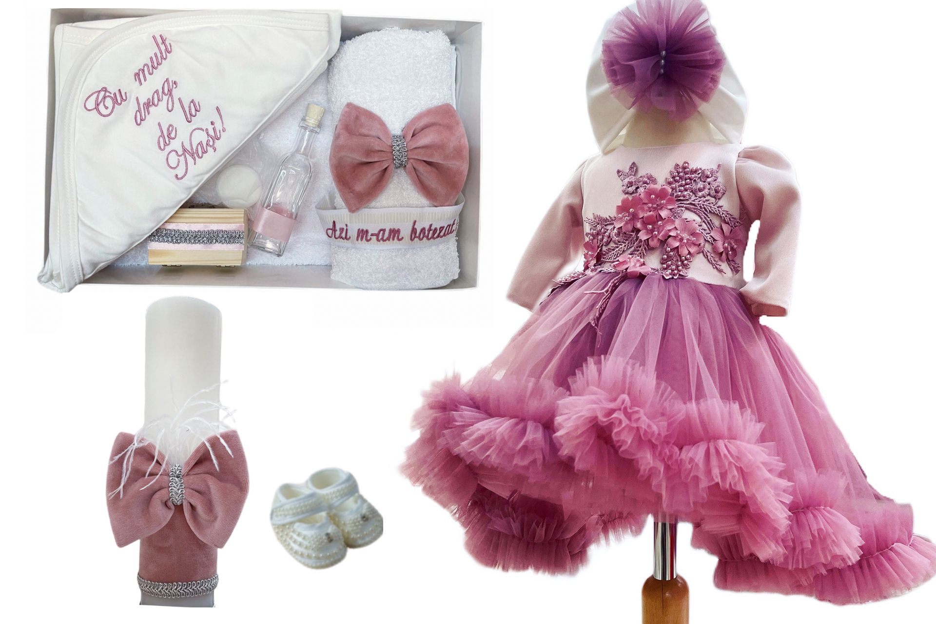 Trusou botez fete -little- PinkyDress