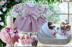 Trusou botez fetițe- Liliabelle Butterfly