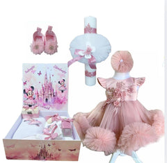 Trusou botez fete – Fluffy Dress in Pink