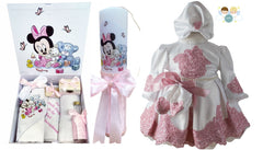Trusou botez fetita cu lumanare Printesa Betty