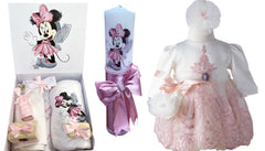 Trusou botez fetita cu lumanare Printesa Anamaria